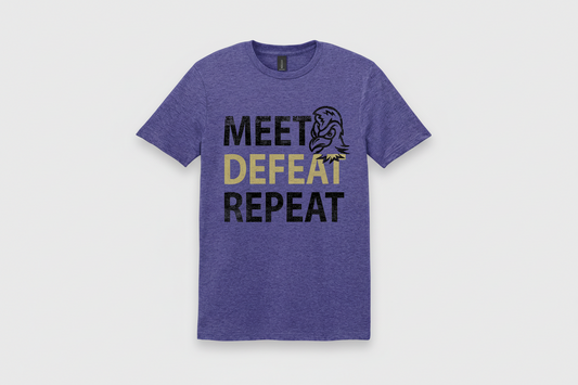 Meet Defeat Repeat – Chickasha Tee