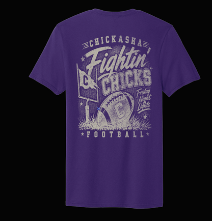 🏈 CHICKASHA FIGHTIN’ CHICKS FRIDAY NIGHT LIGHTS TEE 🏈